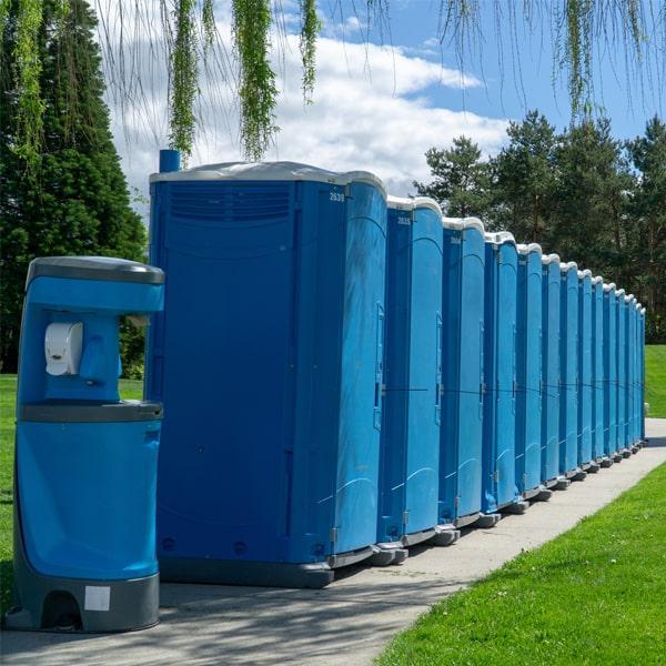 our handwashing stations come equipped with hand sanitizer to ensure proper hand hygiene